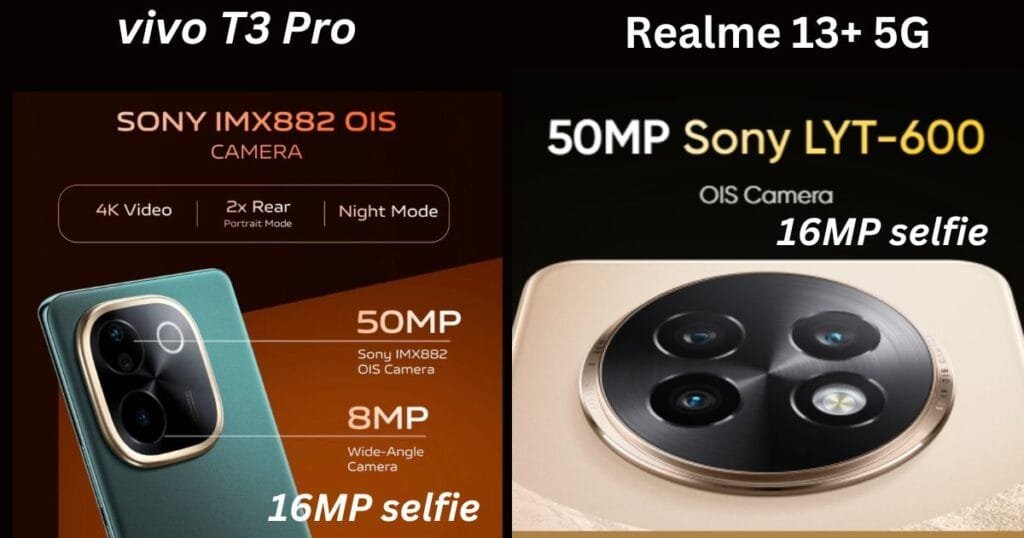 Realme 13+ vs Vivo T3 Pro which one should buy 