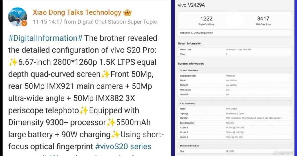 Vivo S20 and Vivo V50 series launching this day